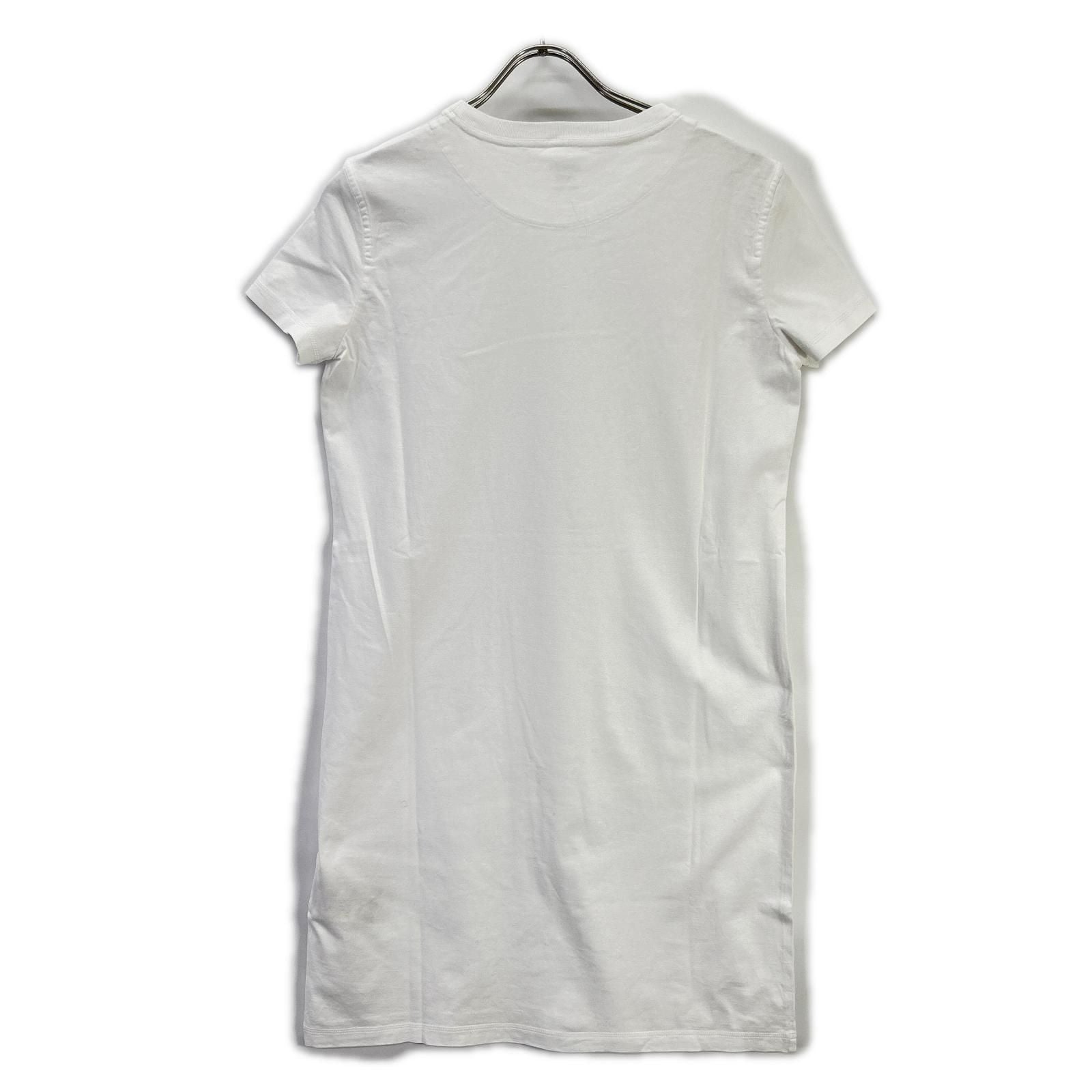 Hermes White Print Cotton Dress 38 — view 2