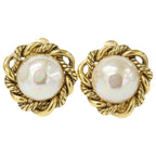 Chanel Pearl Round Earring
