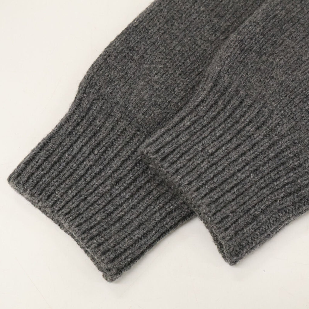 Hermes Navy Bicolor Cashmere Cotton Sweater — view 6
