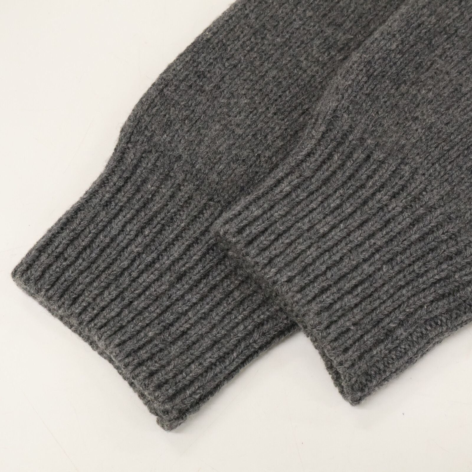 Hermes Navy Bicolor Cashmere Cotton Sweater — view 6
