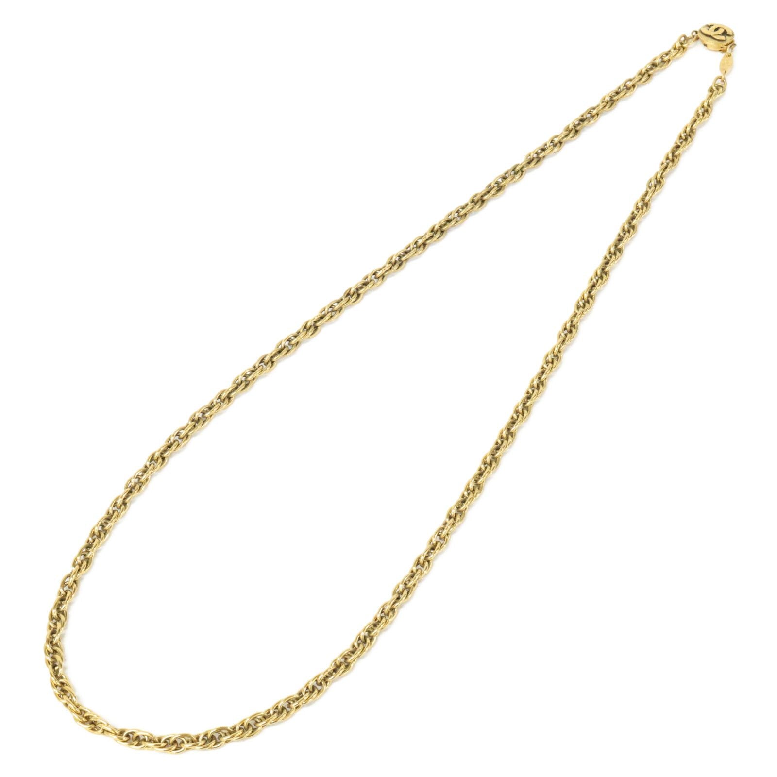 Chanel CC Logo Chain Necklace — view 2