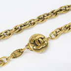 Chanel CC Logo Chain Necklace — view 4