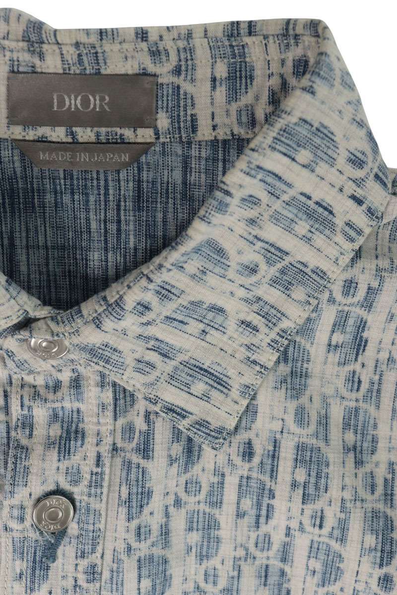 Dior Oblique Denim Long Sleeve Shirt 38 — view 3