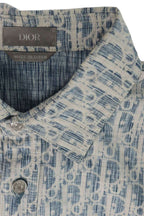 Dior Oblique Denim Long Sleeve Shirt 38 — view 3