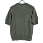 Hermes Era Green Cashmere Short Sleeve Knit 40 Sweater — view 2