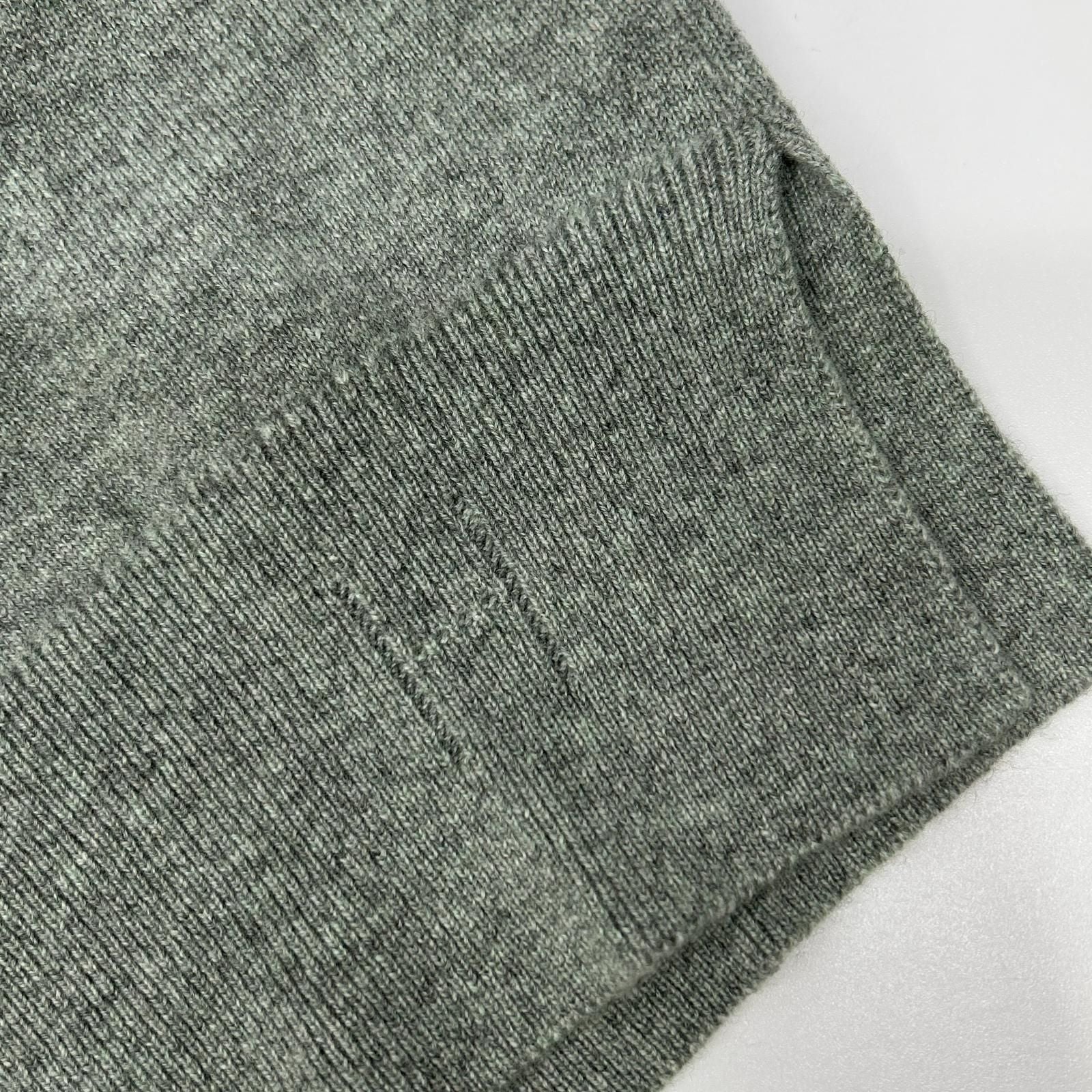 Hermes Era Green Cashmere Short Sleeve Knit 40 Sweater — view 8