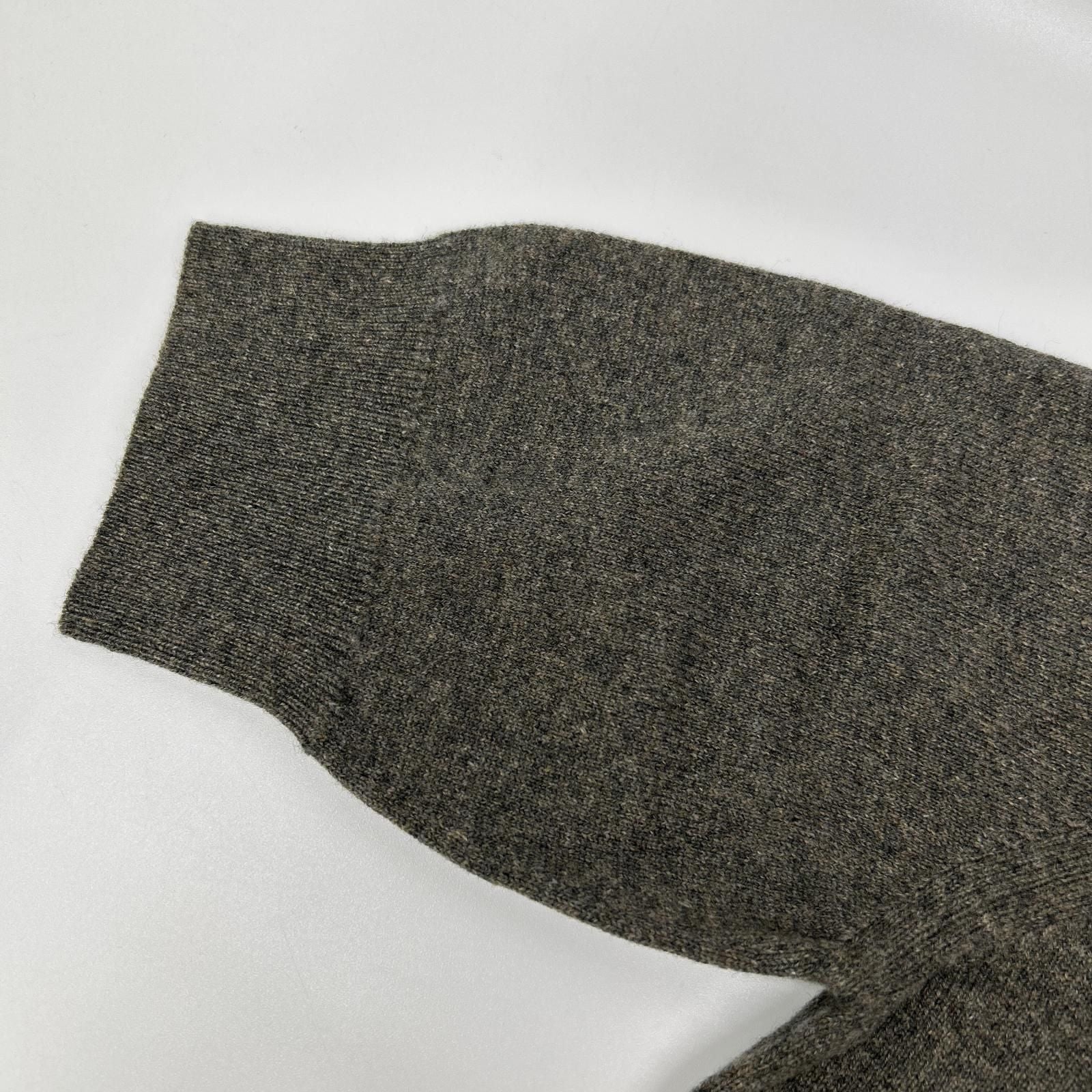 Hermes Era Gray Cashmere Short Sleeve Knit 40 Sweater — view 7