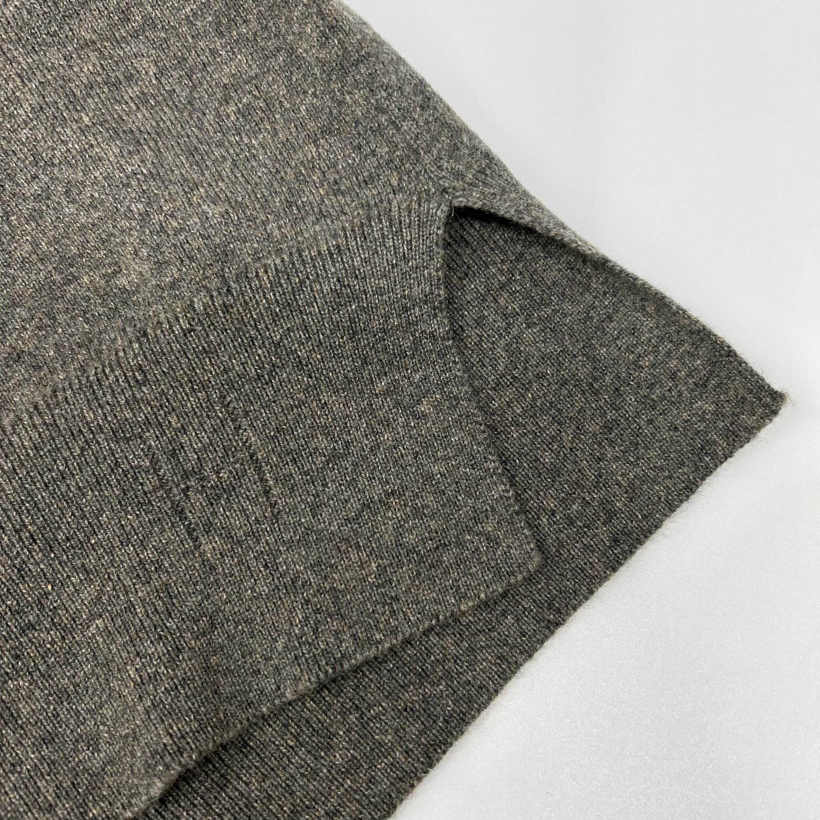 Hermes Era Gray Cashmere Short Sleeve Knit 40 Sweater — view 8