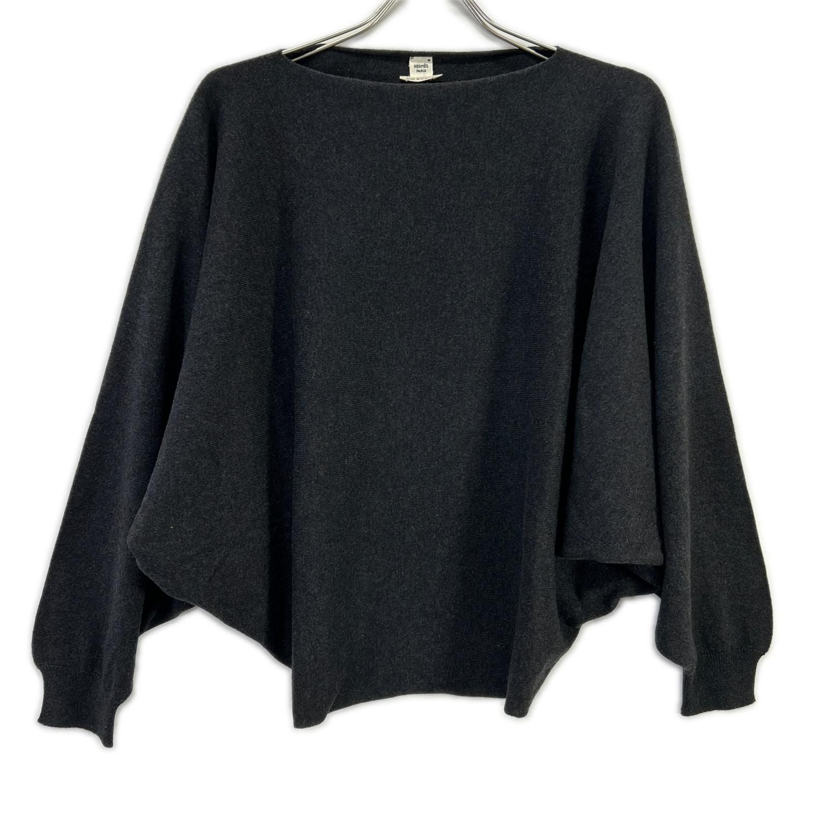 Hermes Era Cashmere Dolman Sleeve Knit 34 Sweater