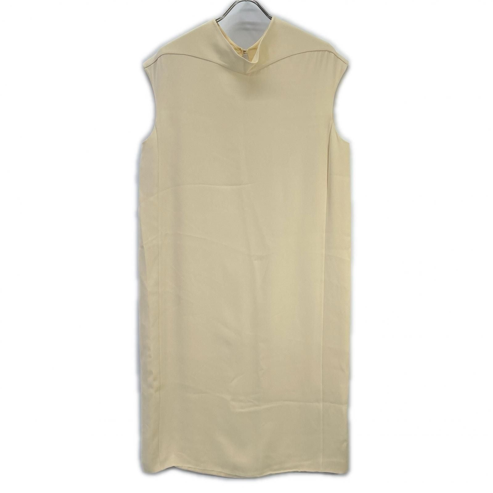 Hermes Era Off White Silk Sleeveless Dress 40 — view 2