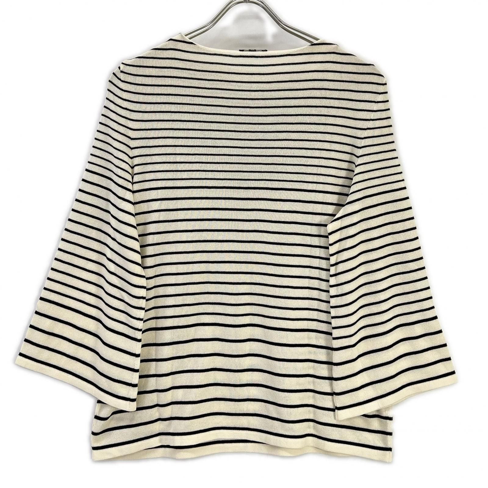 Chanel Faux Pearl Button Border Knit 42 Sweater — view 2