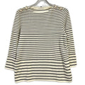 Chanel Faux Pearl Button Border Knit 42 Sweater