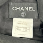 Chanel Gripoix Button Linen Dress 38 — view 3