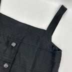 Chanel Gripoix Button Linen Dress 38 — view 5