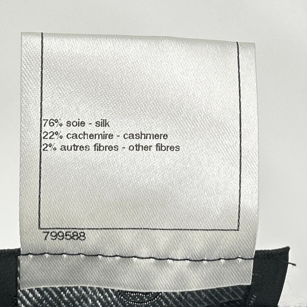 Chanel CC Button Silk Cashmere Knit Cardigan 38 — view 7