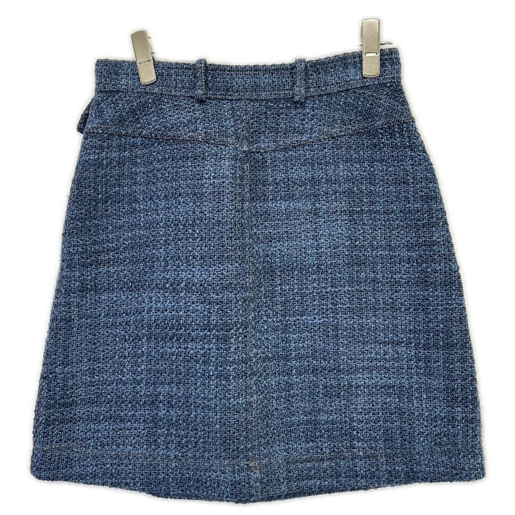 Chanel Denim Tweed Skirt 36 — view 2