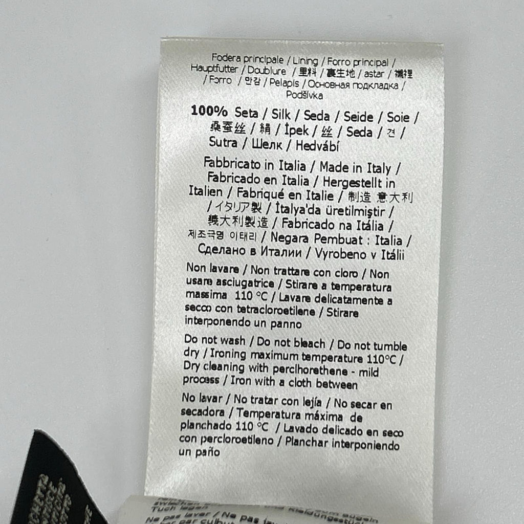 Fendi Logo Silk Flare Skirt 38 — view 5