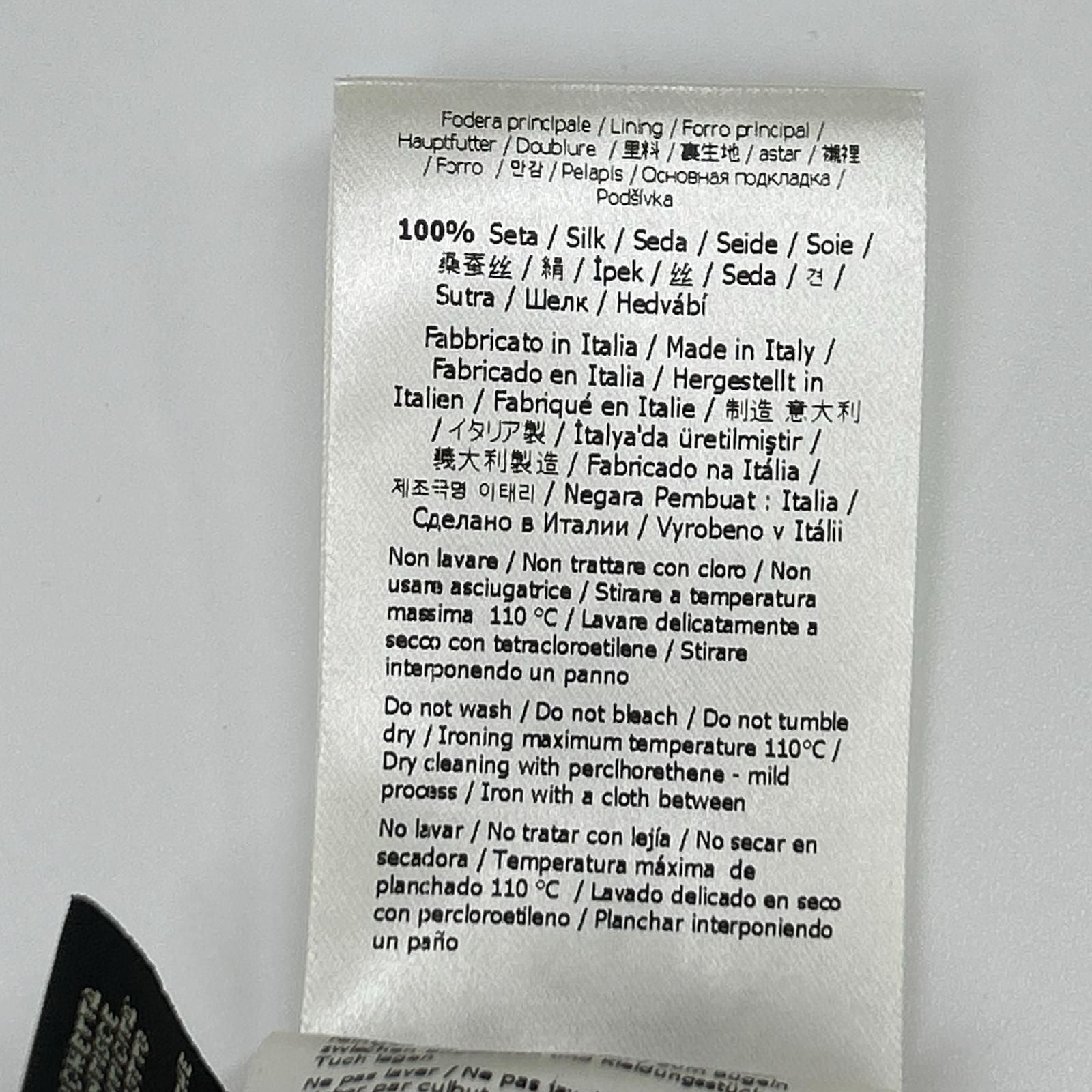 Fendi Logo Silk Flare Skirt 38 — view 5