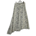 Fendi Logo Silk Flare Skirt 38