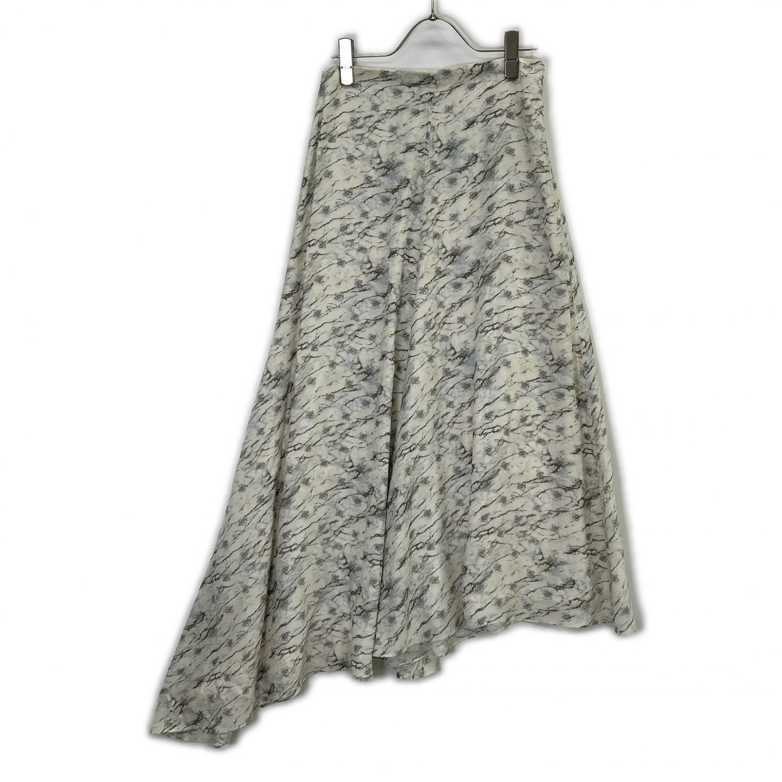 Fendi Logo Silk Flare Skirt 38