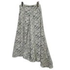 Fendi Logo Silk Flare Skirt 38 — view 2