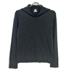 Hermes Gray Cashmere Zip Knit 36 Sweater