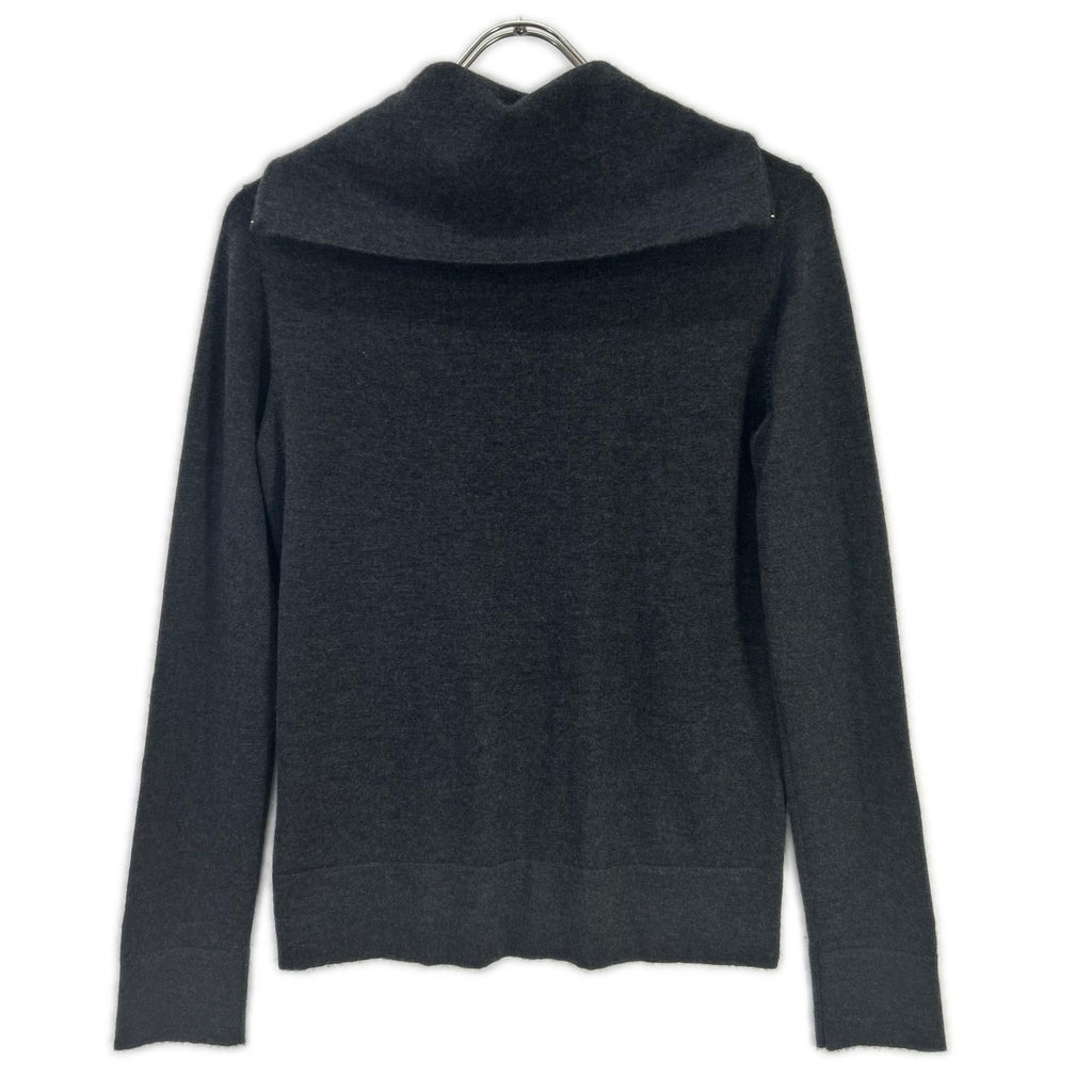 Hermes Gray Cashmere Zip Knit 36 Sweater — view 2