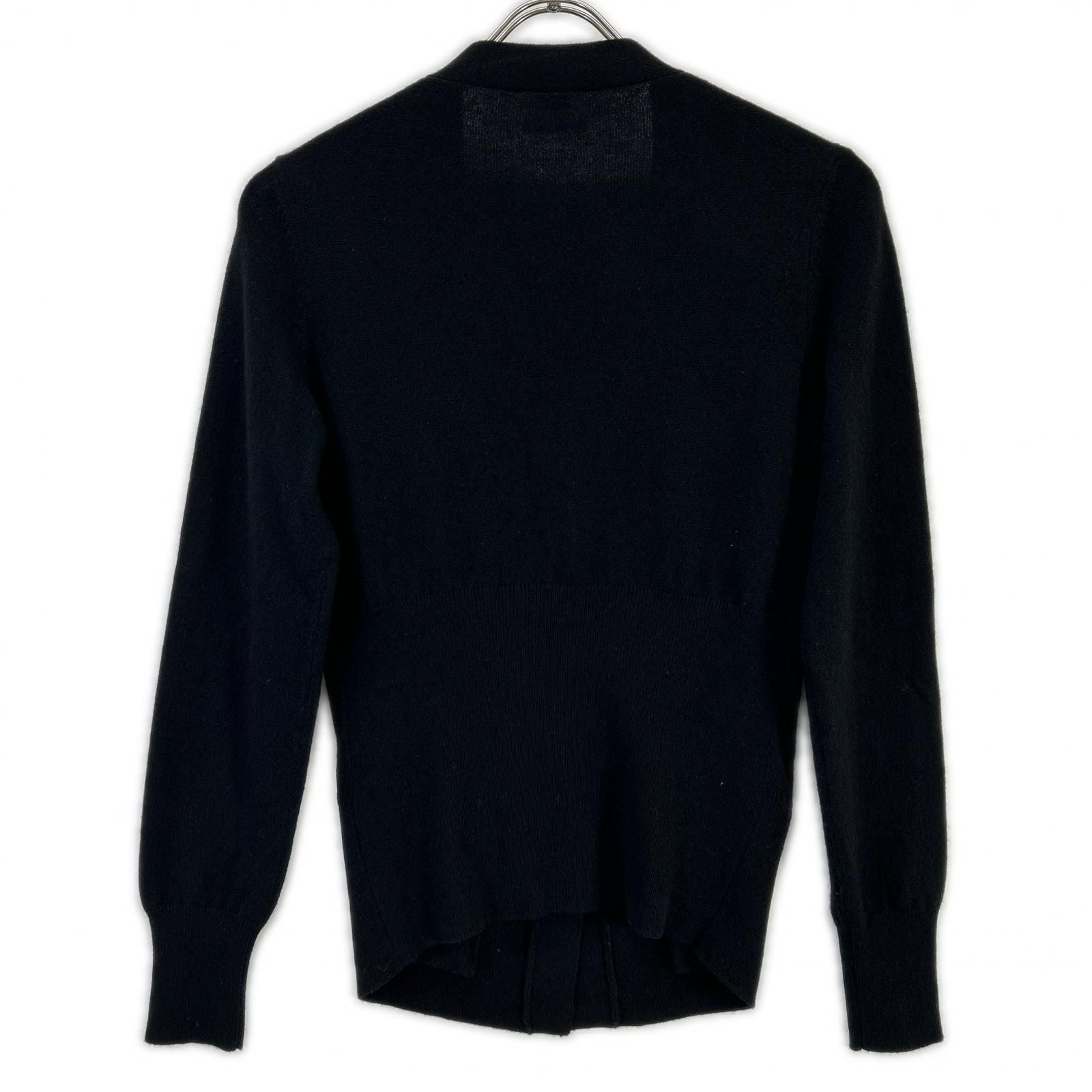 Hermes Black Cashmere Cardigan 36 — view 2