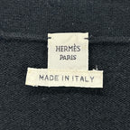 Hermes Black Cashmere Cardigan 36 — view 4