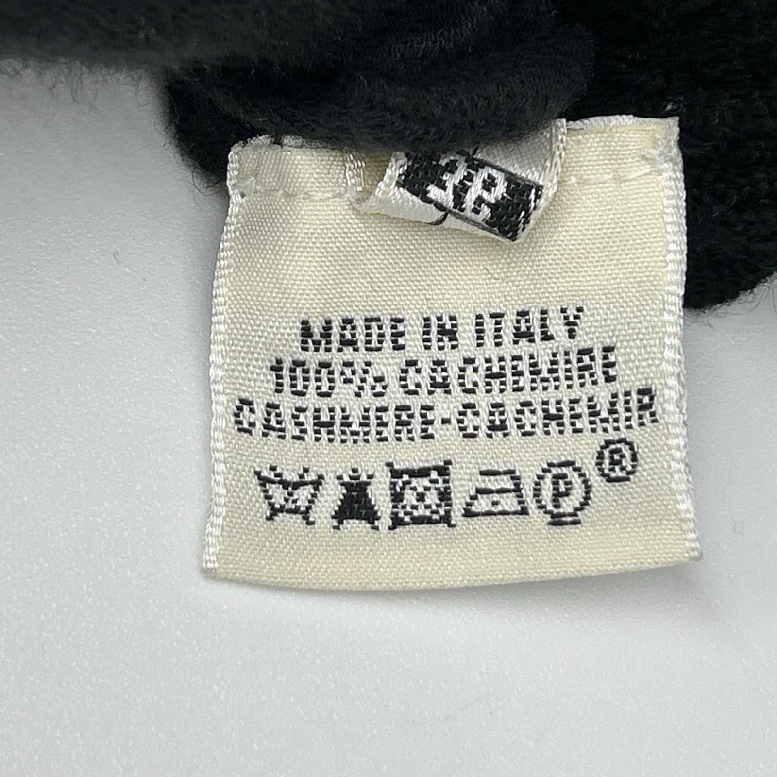 Hermes Black Cashmere Cardigan 36 — view 5