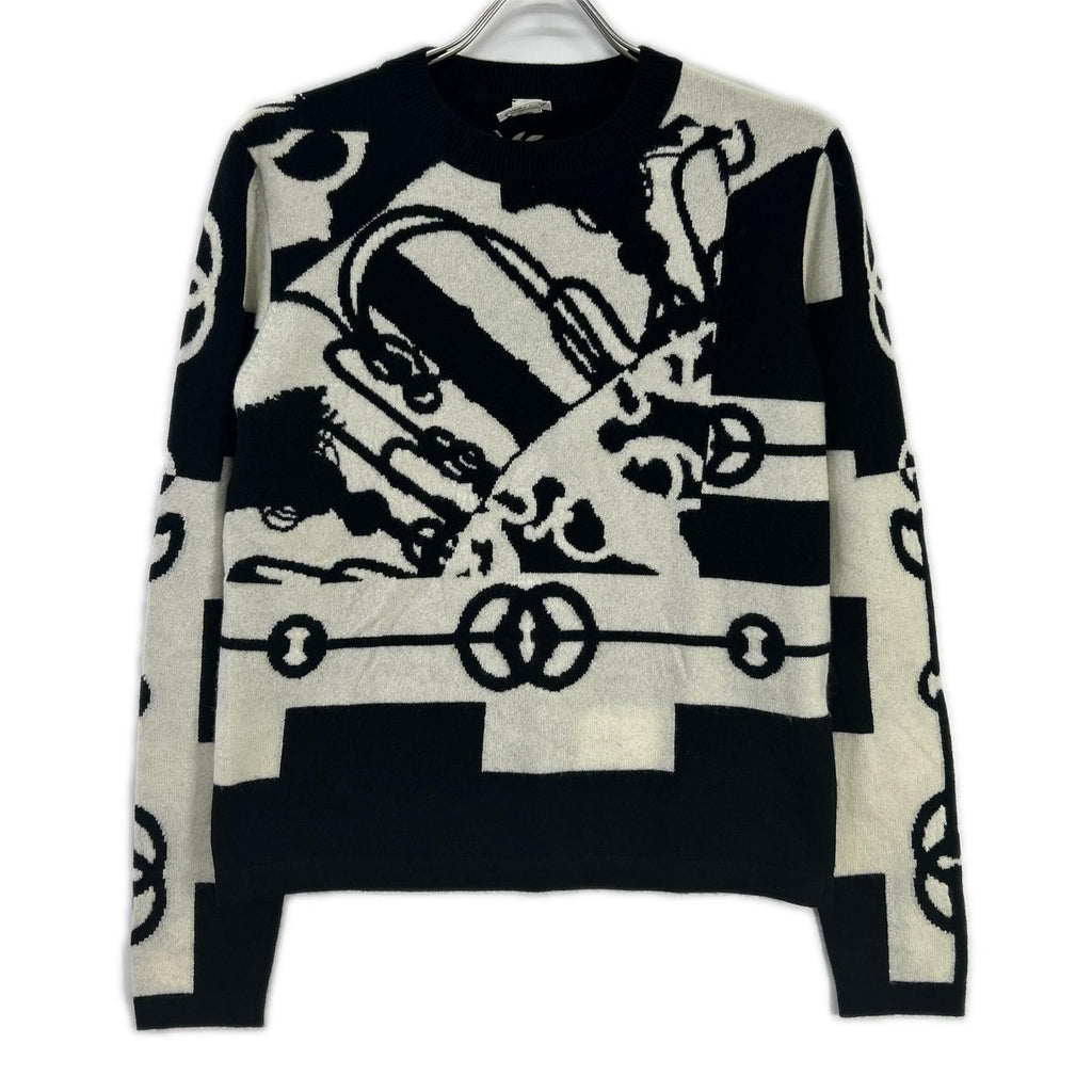 Hermes Cliquetis Cashmere Knit 40 Sweater