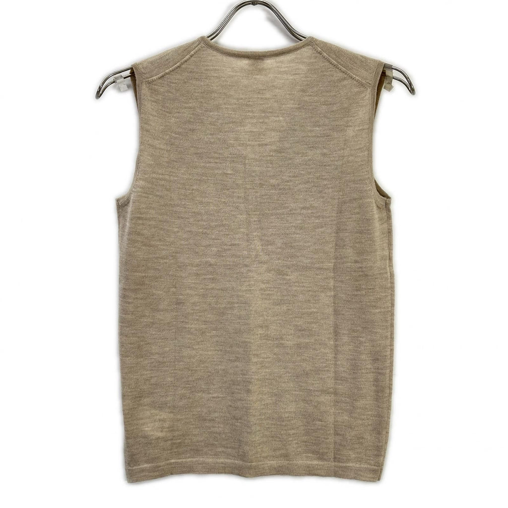 Hermes Era Logo Silk Knit Vest 38 — view 2