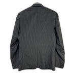 Dior Homme Black Wool Pinstripe Tailored Jacket 44 — view 2