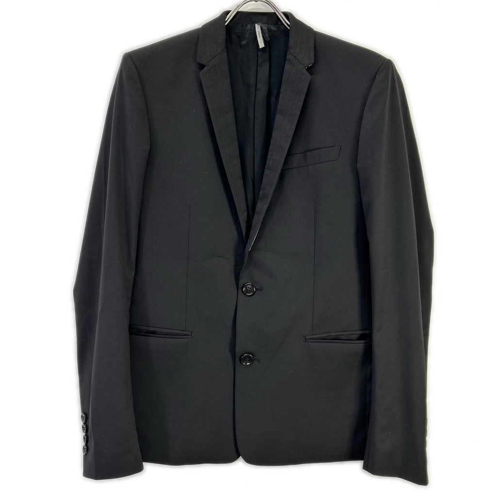 Dior Homme Black Color Stitch Tailored Jacket 44