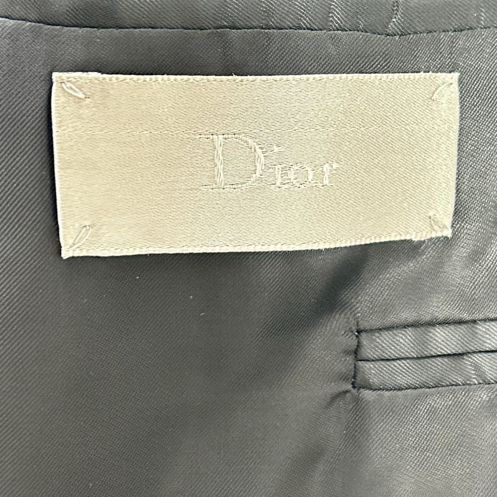 Dior Homme Black Color Stitch Tailored Jacket 44 — view 4