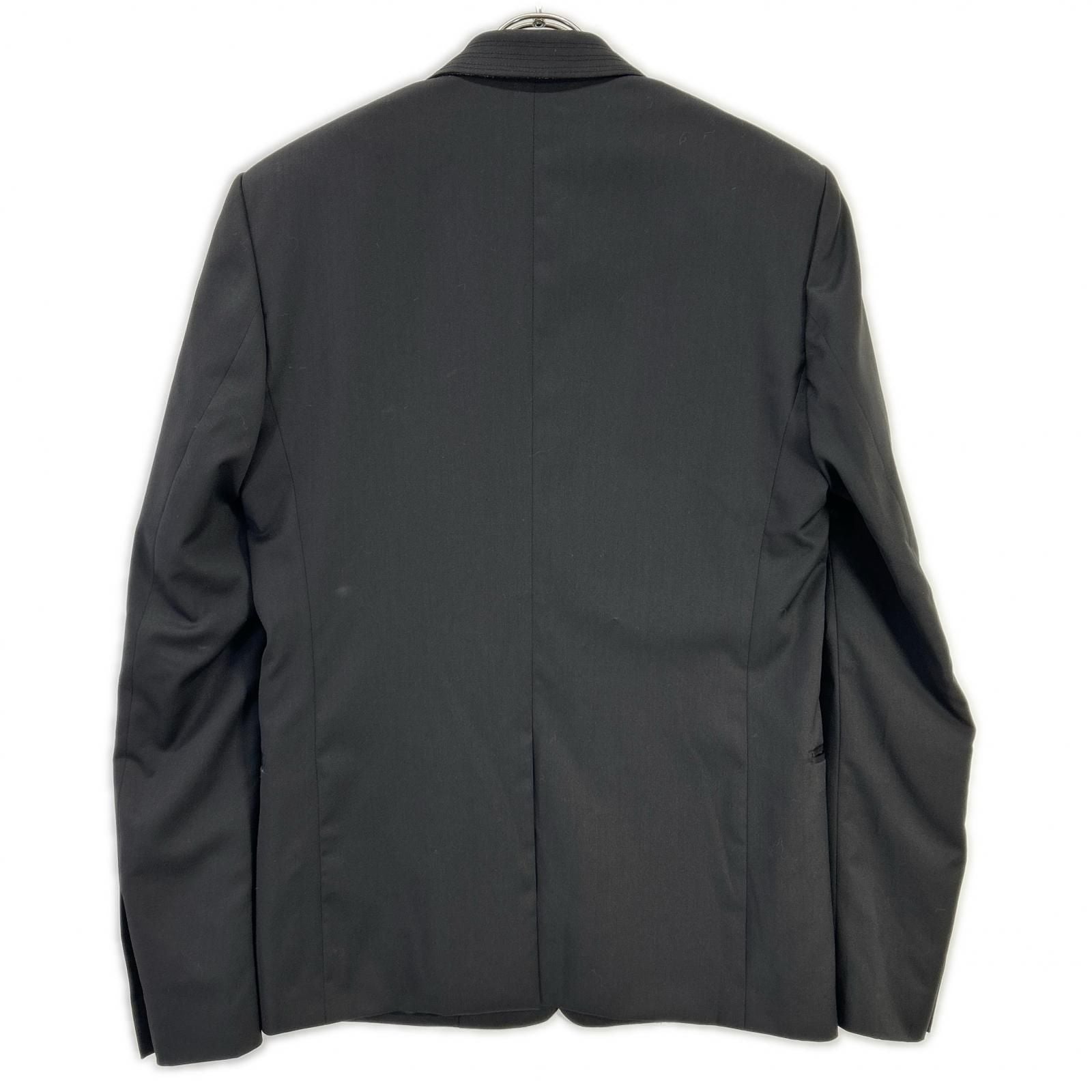 Dior Homme Black Color Stitch Tailored Jacket 44 — view 2
