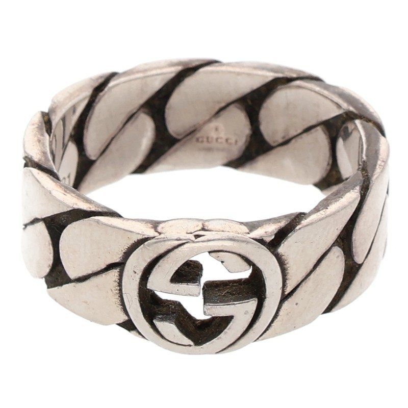 Gucci Interlocking G Ring Silver
