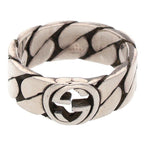 Gucci Interlocking G Ring Silver