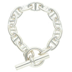 Hermes Chaine D'Ancre TGM Silver Bracelet