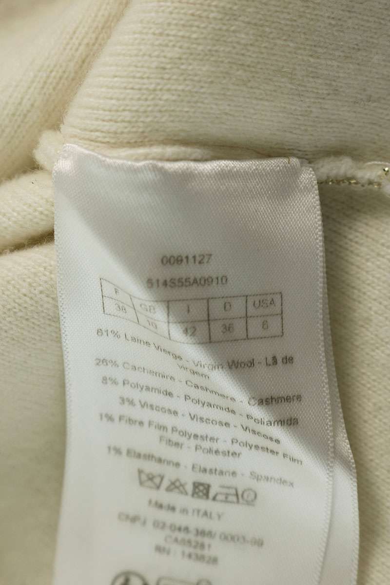 Dior Missdior Cashmere Blend Wool Knit 38 Sweater — view 3