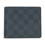 Louis Vuitton Portefeuille Florin Black Silver Wallet Card Case