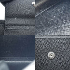Louis Vuitton Portefeuille Florin Black Silver Wallet Card Case — view 9