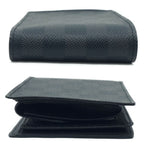 Louis Vuitton Portefeuille Florin Black Silver Wallet Card Case — view 4