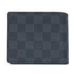Louis Vuitton Portefeuille Florin Black Silver Wallet Card Case — view 2