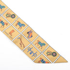 Hermes Scarf Twilly Scarves Brown — view 3