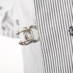 Chanel Top Blouse Gray — view 8
