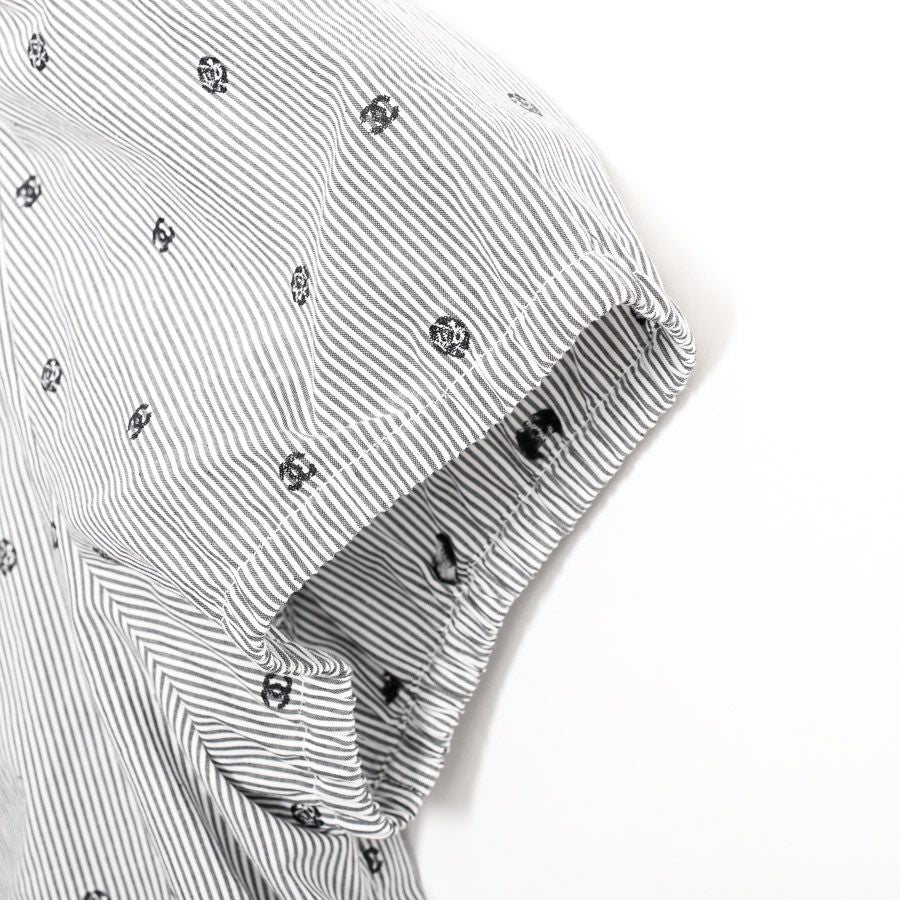 Chanel Top Blouse Gray — view 6