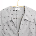 Chanel Top Blouse Gray — view 3