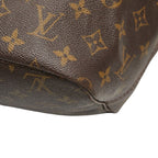 Louis Vuitton Monogram Neverfull GM Tote Shoulder Bag Brown Leather