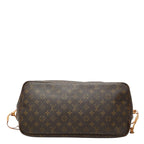 Louis Vuitton Monogram Neverfull GM Tote Shoulder Bag Brown Leather